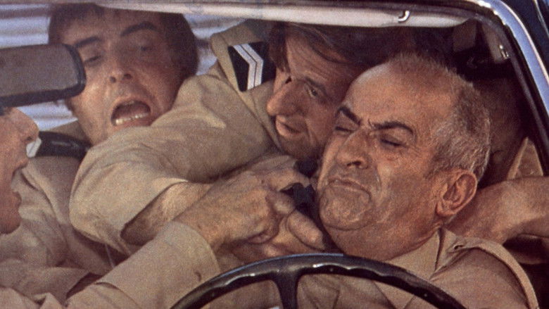 кадр из фильма Жандарм на отдыхе