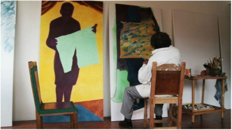 кадр из фильма Beatriz González ¿Por qué llora si ya reí? Monólogo a tres voces