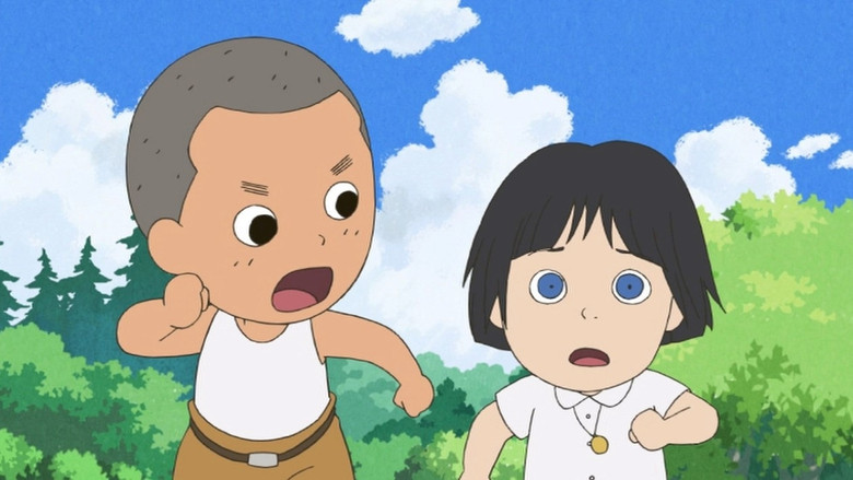 кадр из фильма 青い瞳の女の子のお話