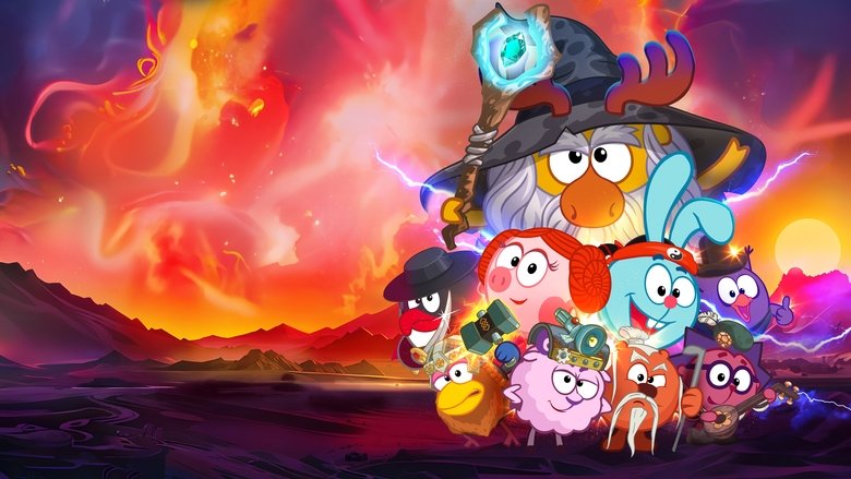 кадр из фильма Смешарики снимают кино