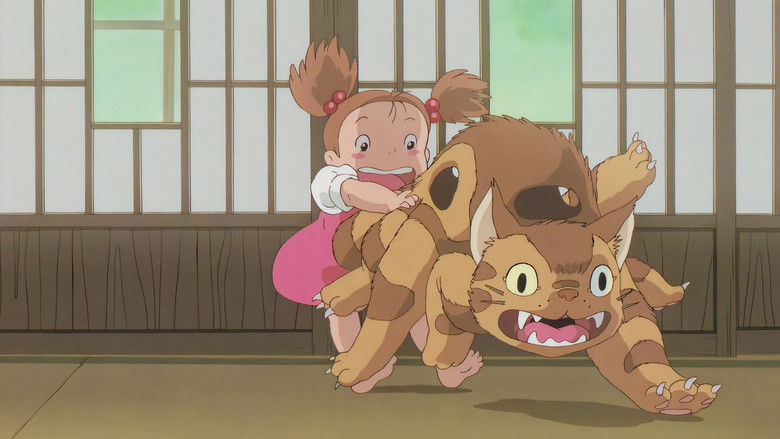 кадр из фильма Мэй и Кот-автобус