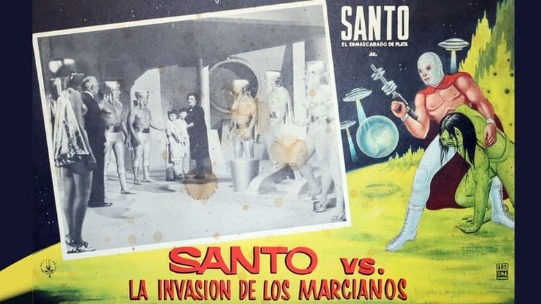 кадр из фильма Санто против вторжения марсиан