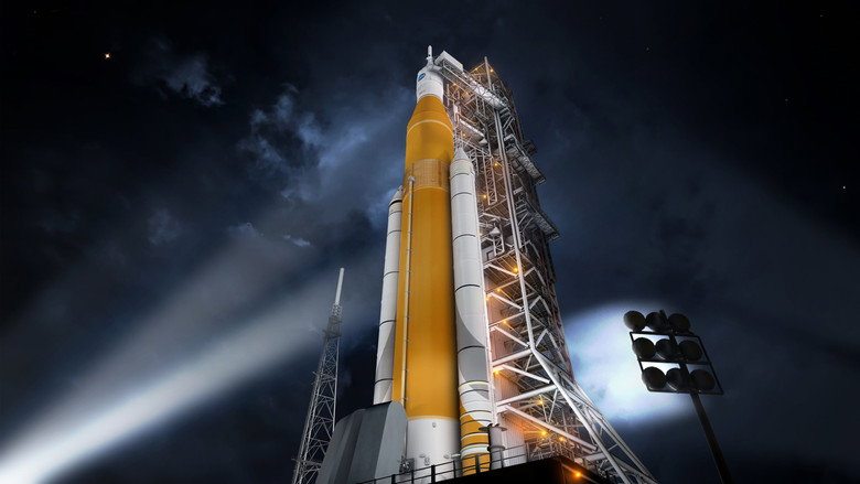 кадр из фильма SLS: El megacohete de la NASA