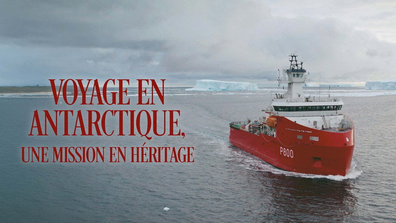 кадр из фильма Voyage en Antarctique, une mission en héritage