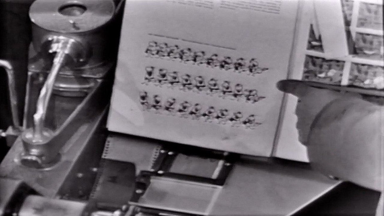 кадр из фильма L'Animographe, ou Je suis né dans une boîte à chaussures