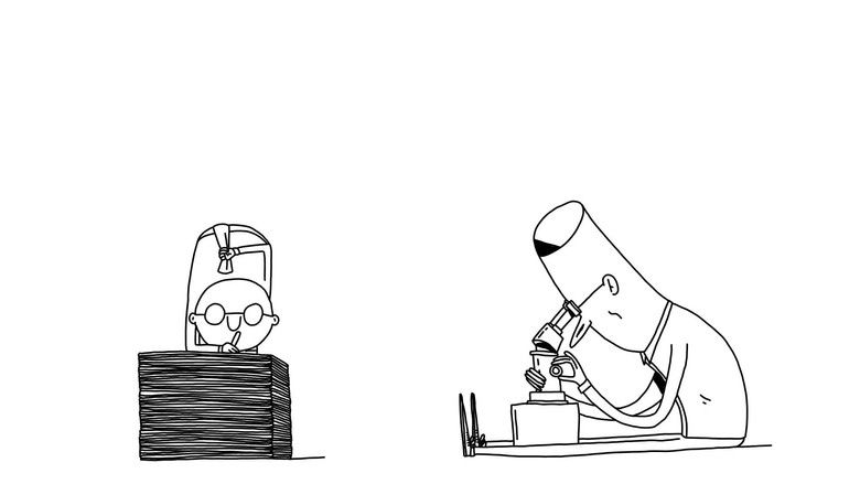 кадр из фильма Des résidus analytiques