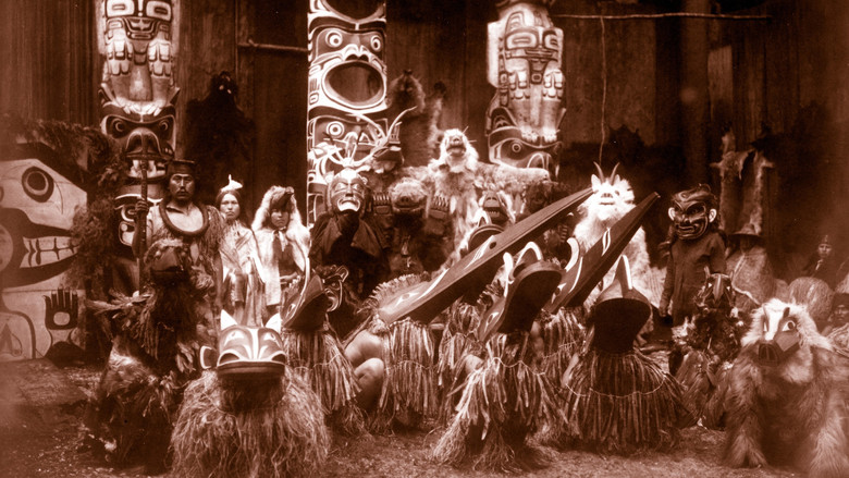кадр из фильма In the Land of the Head Hunters