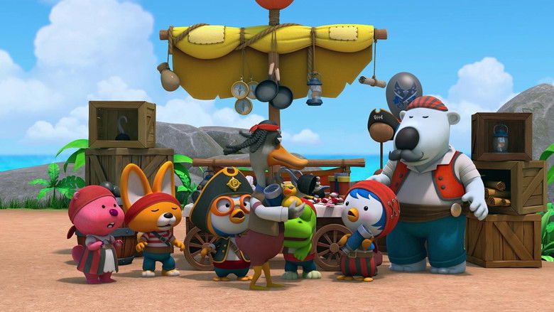 кадр из фильма Пингвинёнок Пороро: Пираты острова сокровищ