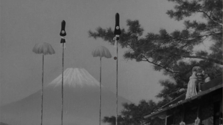 кадр из фильма Окровавленное копьё на горе Фудзи