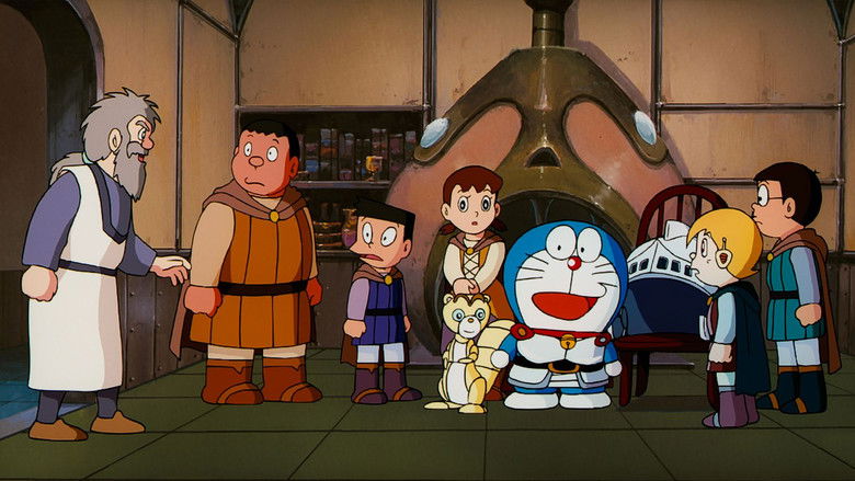 кадр из фильма 映画ドラえもん のび太とロボット王国