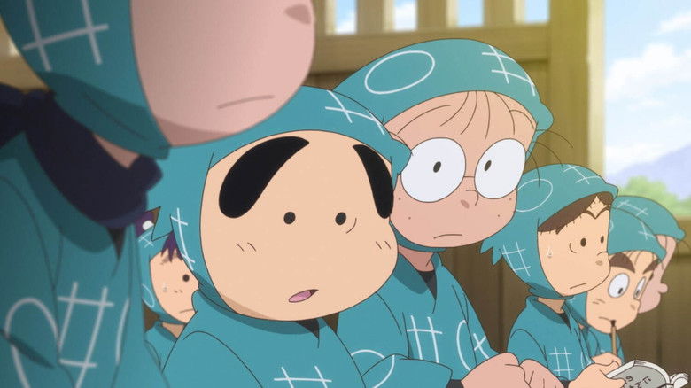 кадр из фильма 劇場版 忍たま乱太郎 ドクタケ忍者隊最強の軍師