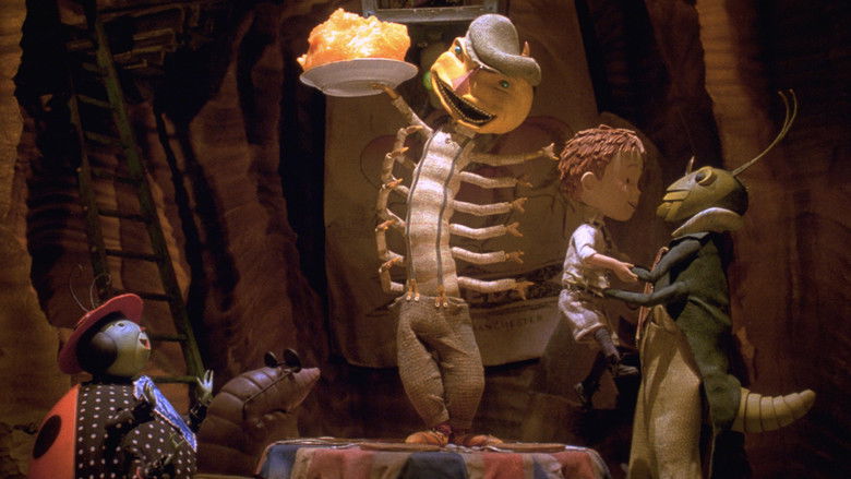 кадр из фильма Джеймс и гигантский персик