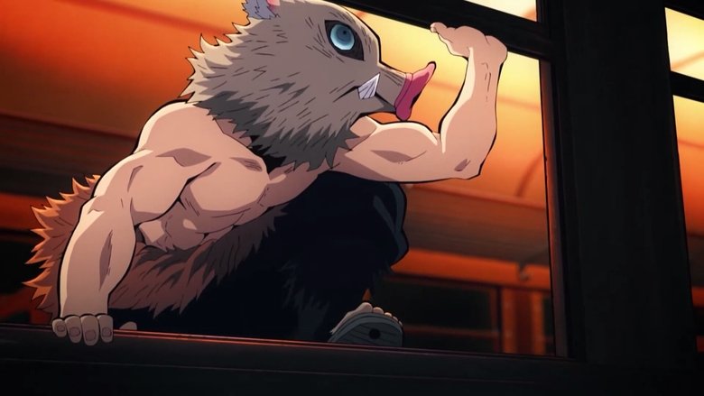 кадр из фильма Истребитель демонов: Поезд «Бесконечный»