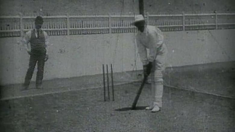 кадр из фильма Prince Ranjitsinhji Practising Batting in the Nets