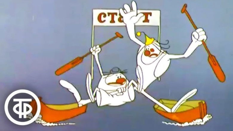 кадр из фильма Олимпиада-80. Гребля на каноэ