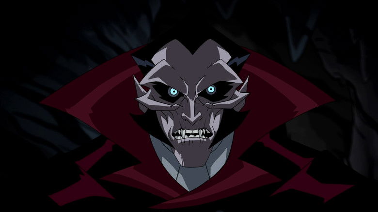 кадр из фильма Бэтмен против Дракулы