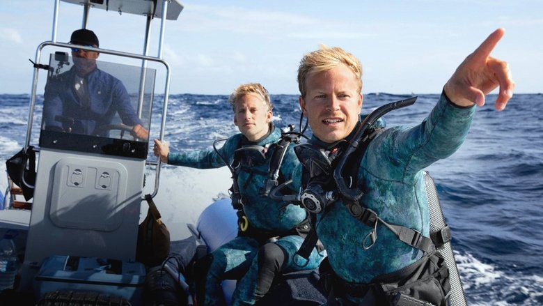 кадр из фильма В мире дельфинов с Берти Грегори