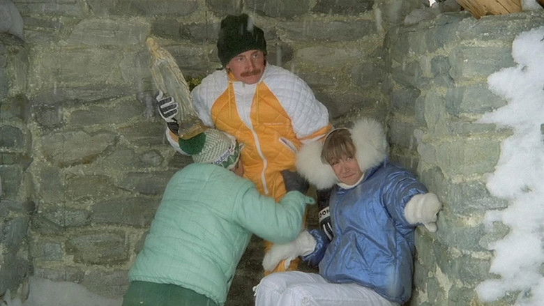 кадр из фильма Загорелые на лыжах