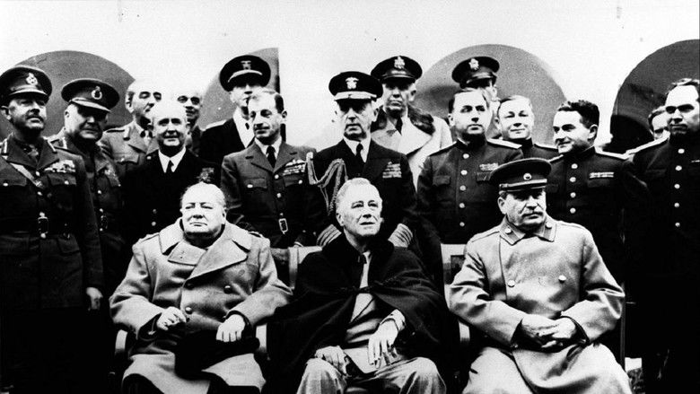 кадр из фильма Staline, Roosevelt, Churchill : Yalta, la paix impossible