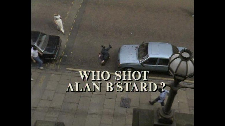 кадр из фильма Who Shot Alan B'Stard?