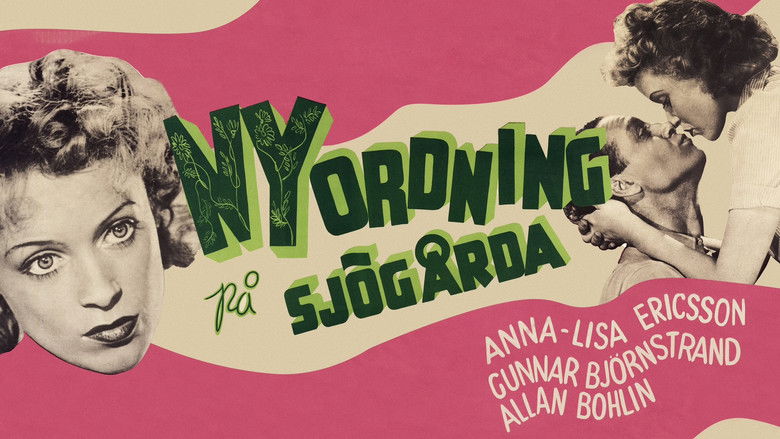 кадр из фильма Nyordning på Sjögårda