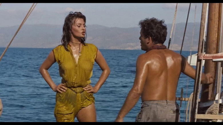 кадр из фильма Мальчик на дельфине