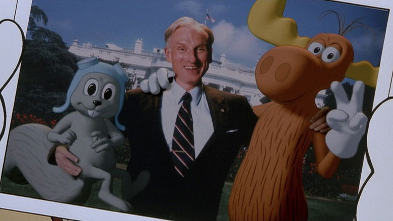 кадр из фильма Приключения Рокки и Буллвинкля