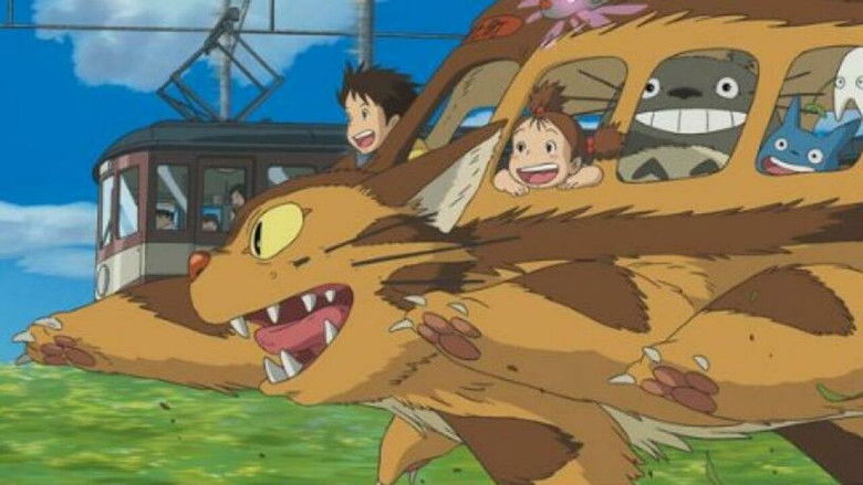 кадр из фильма Мэй и Кот-автобус