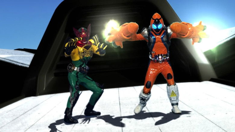 кадр из фильма 仮面ライダー×仮面ライダー フォーゼ＆オーズ MOVIE大戦 MEGA MAX