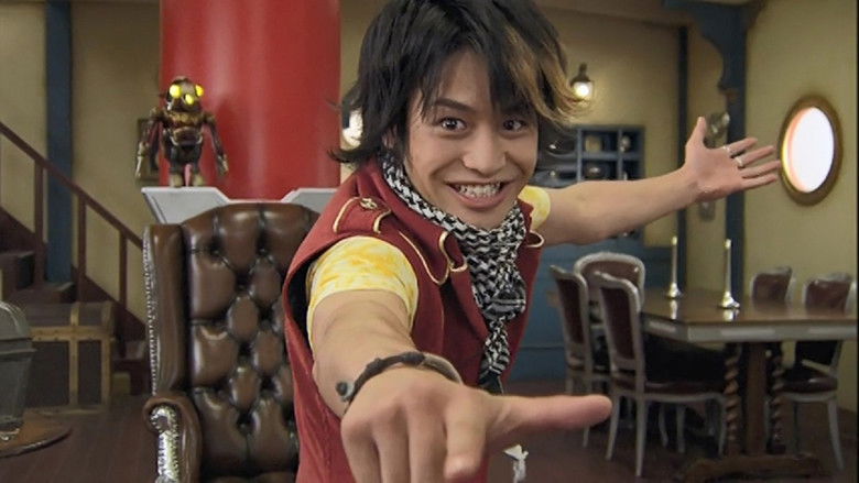 кадр из фильма 海賊戦隊ゴーカイジャー キンキンに！ド派手に行くぜ！36段ゴーカイチェンジ!!