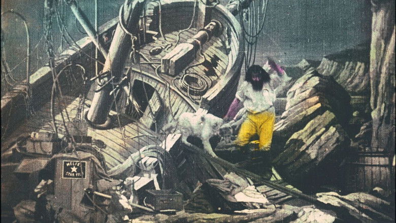 кадр из фильма Les Aventures de Robinson Crusoé