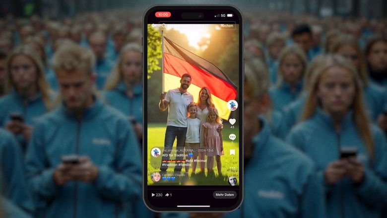 кадр из фильма Die TikTok-Armee der AfD