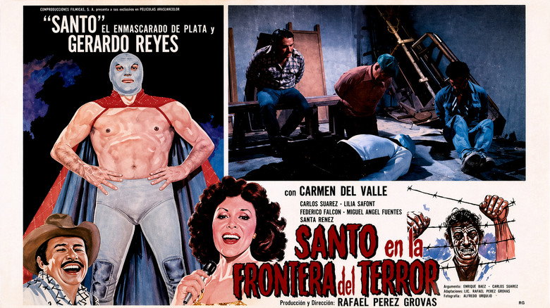 кадр из фильма Santo en la frontera del terror