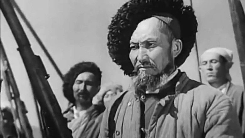 кадр из фильма Амангельды