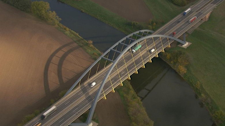 кадр из фильма Die Saale von oben