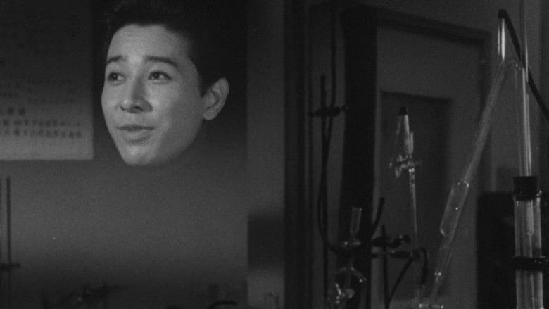 кадр из фильма 透明人間と蝿男