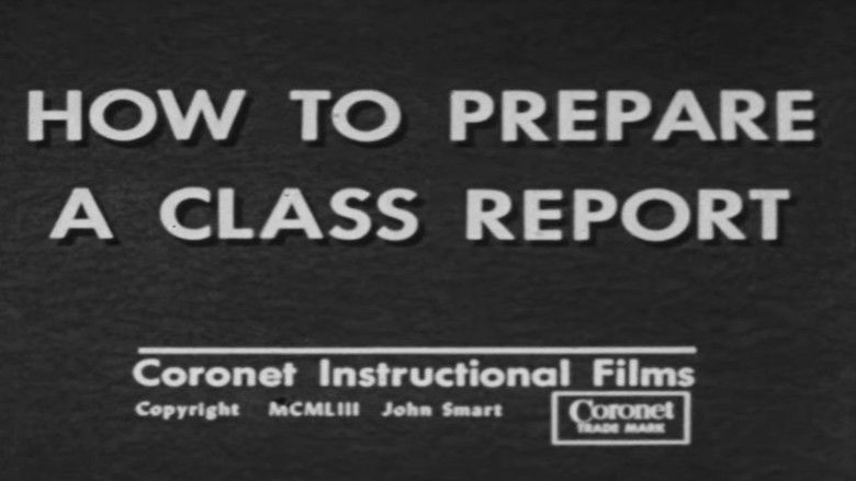 кадр из фильма How to Prepare a Class Report