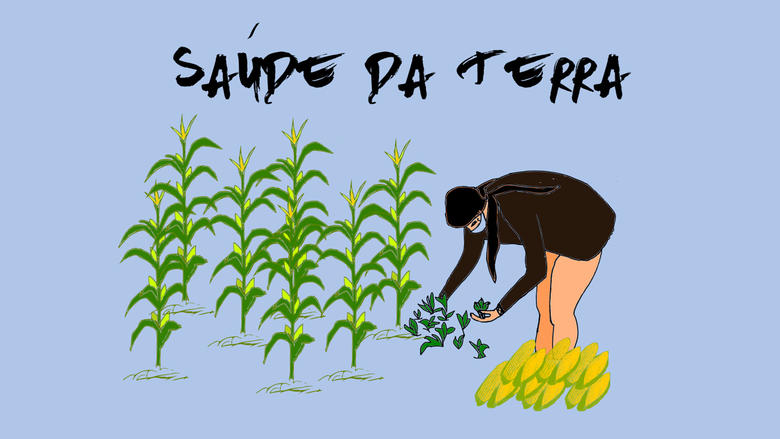 кадр из фильма Saúde da Terra - Visões Pataxó Hãhãhãe sobre a pandemia de Covid-19