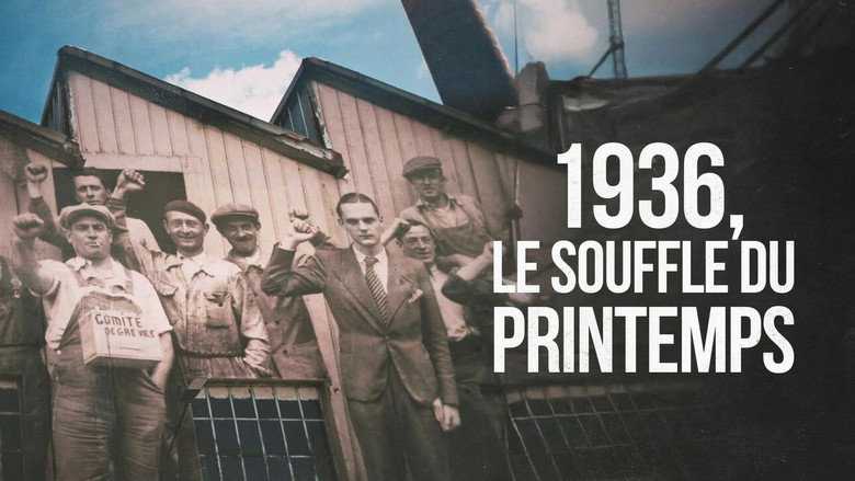 кадр из фильма 1936, le Front Populaire, entre joie et colères