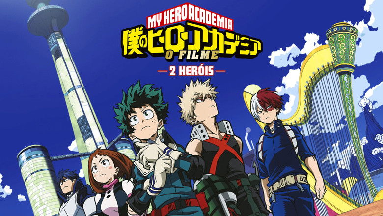 кадр из фильма Моя геройская академия: Два героя