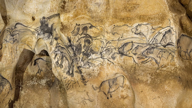 кадр из фильма Grotte Chauvet - Dans les pas des artistes de la Préhistoire