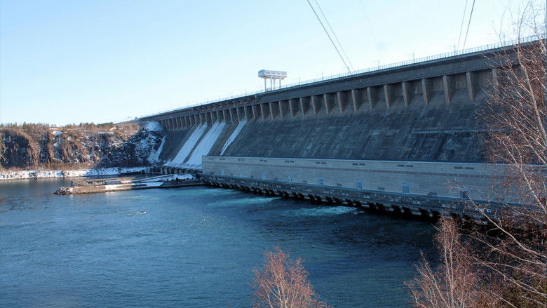 кадр из фильма Советская Империя - Братская ГЭС