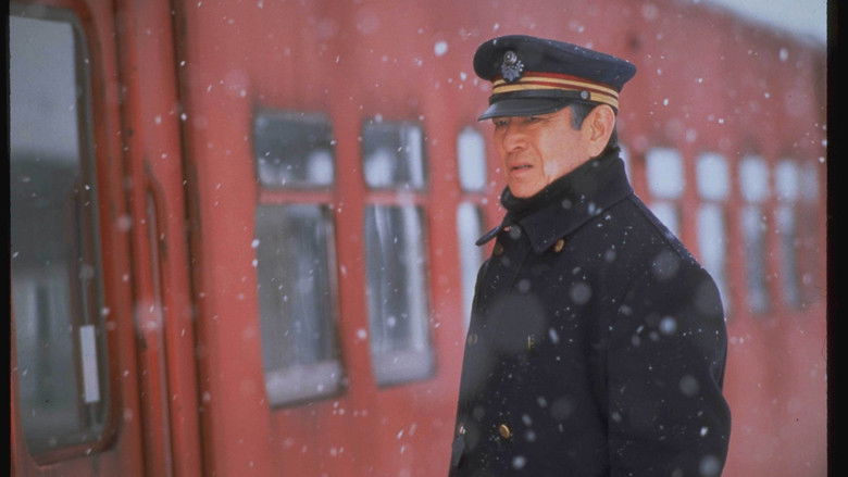 кадр из фильма 鉄道員