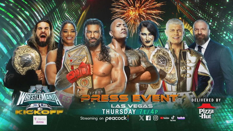 кадр из фильма WWE WrestleMania XL Kickoff Press Event