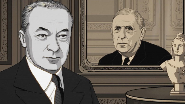 кадр из фильма L'homme qui a fait de Gaulle
