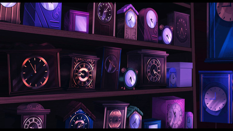 кадр из фильма El ángel en el reloj