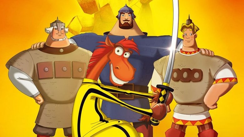 кадр из фильма Три богатыря: Ход конем