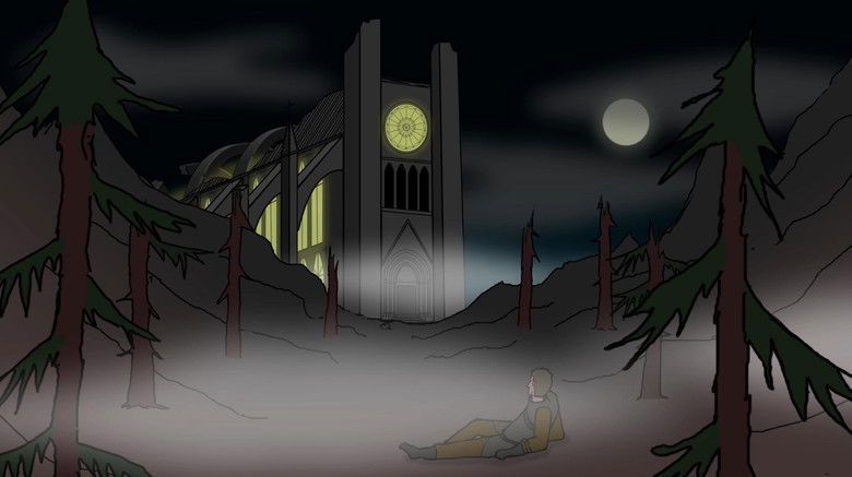 кадр из фильма Funeral en el bosque