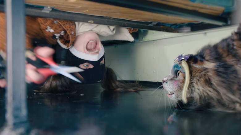 кадр из фильма Кот и пёс