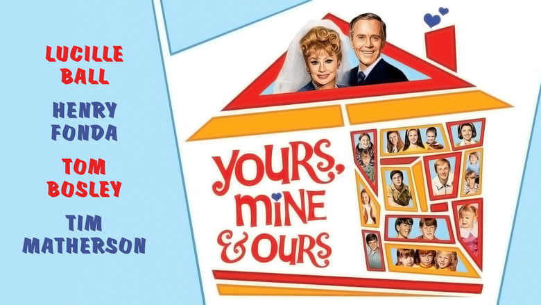 кадр из фильма Твои, мои и наши